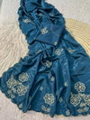 Jilu Soft Shine Ho Silk Fabric With Handwork Saree Wholesale Suppliers In Mumbai
